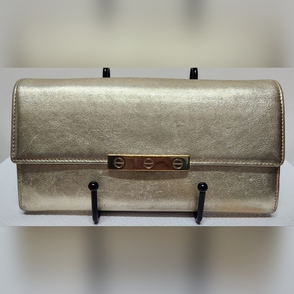 CARTIER Love Collection Long Leather Gold Wallet - Picture 1 of 16